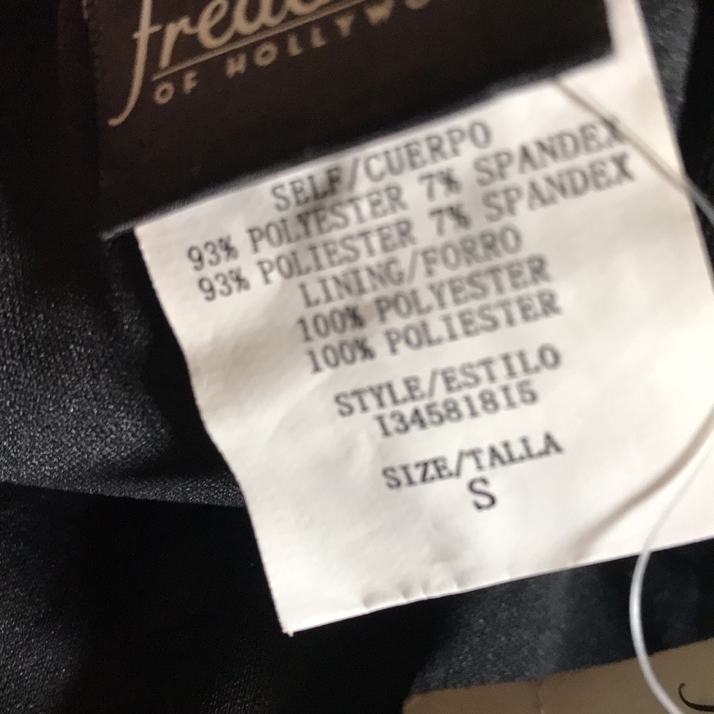 NWT Fredericks of Hollywood black & gold sequin dress - Picture 6 of 6